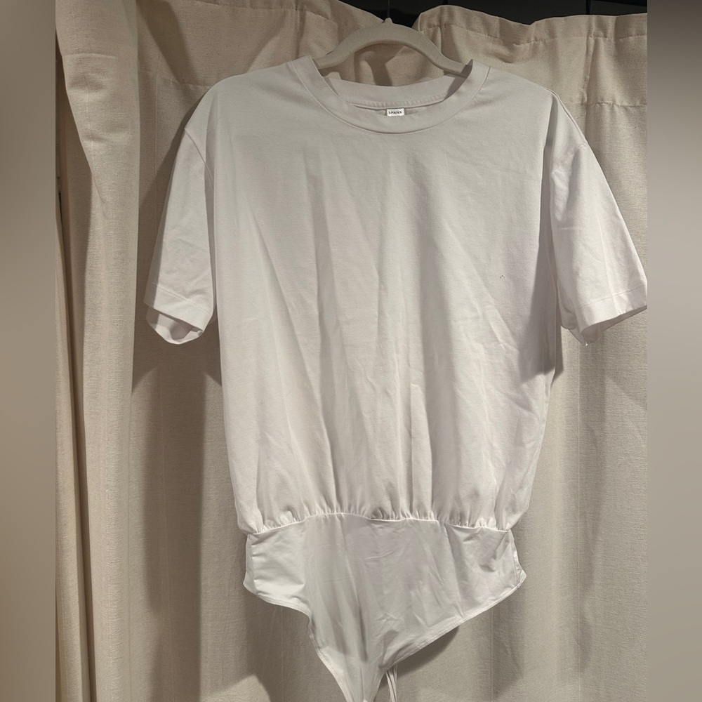 Spanx White T-Shirt bodysuit